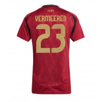 Camisa de time de futebol Bélgica Arthur Vermeeren #23 Replicas 1º Equipamento Feminina Europeu 2024 Manga Curta